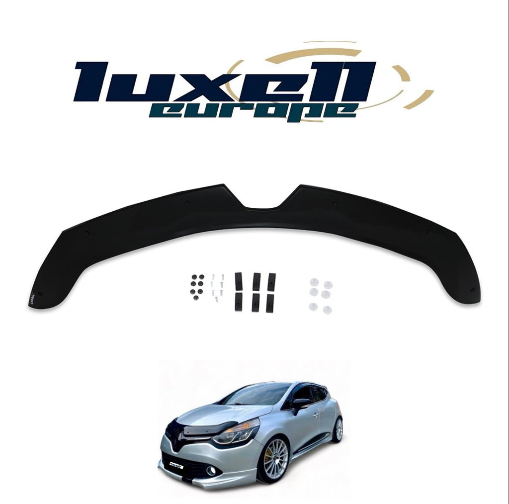 Black Bonnet Protector Stone Deflector Guard for Renault Clio MK5 2019-2021 - Luxell Europe