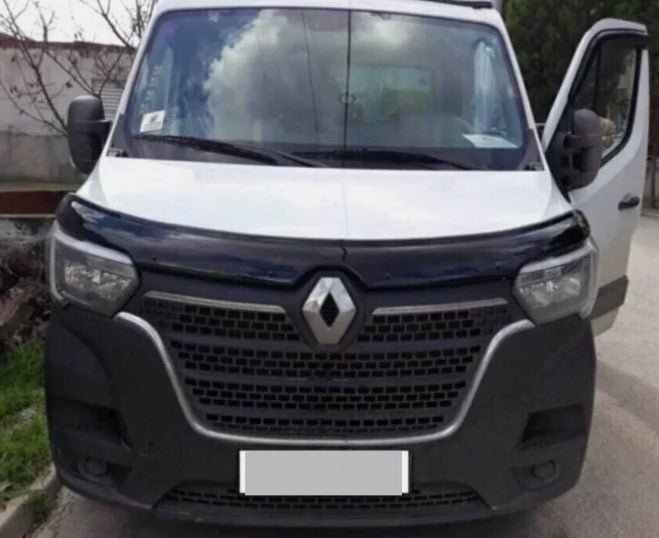 Black Bonnet Protector Stone Deflector Guard for Renault Master 2018 - 2022 - Luxell Europe