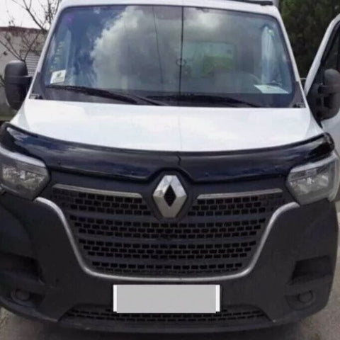 Black Bonnet Protector Stone Deflector Guard for Renault Master 2018 - 2022 - Luxell Europe