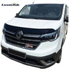 Black Bonnet Protector Wind Stone Deflector FIT RENAULT TRAFIC 2022 ONWARDS - Luxell Europe