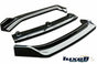 Black Lower Front Bumper Splitter Spoiler Lip - 3 Pieces - Compatible with Polo MK6 2009-2017 - Luxell Europe