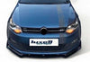 Black Lower Front Bumper Splitter Spoiler Lip - 3 Pieces - Compatible with Polo MK6 2009-2017 - Luxell Europe