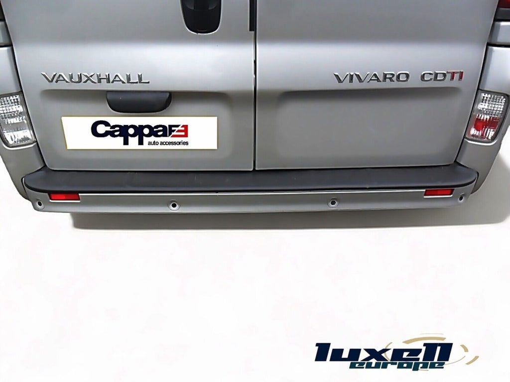 Black Rear Bumper Protector Scratch for Vivaro, Trafic, Primastar 2001-2014 - Luxell Europe