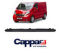 Black Rear Bumper Protector Scratch for Vivaro, Trafic, Primastar 2001-2014 - Luxell Europe