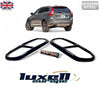 Black Stainless Steel Rear Muffler Exhaust Trim Frame for Volvo XC60 2013–2017 | Premium Fit & Stylish Finish - Luxell Europe