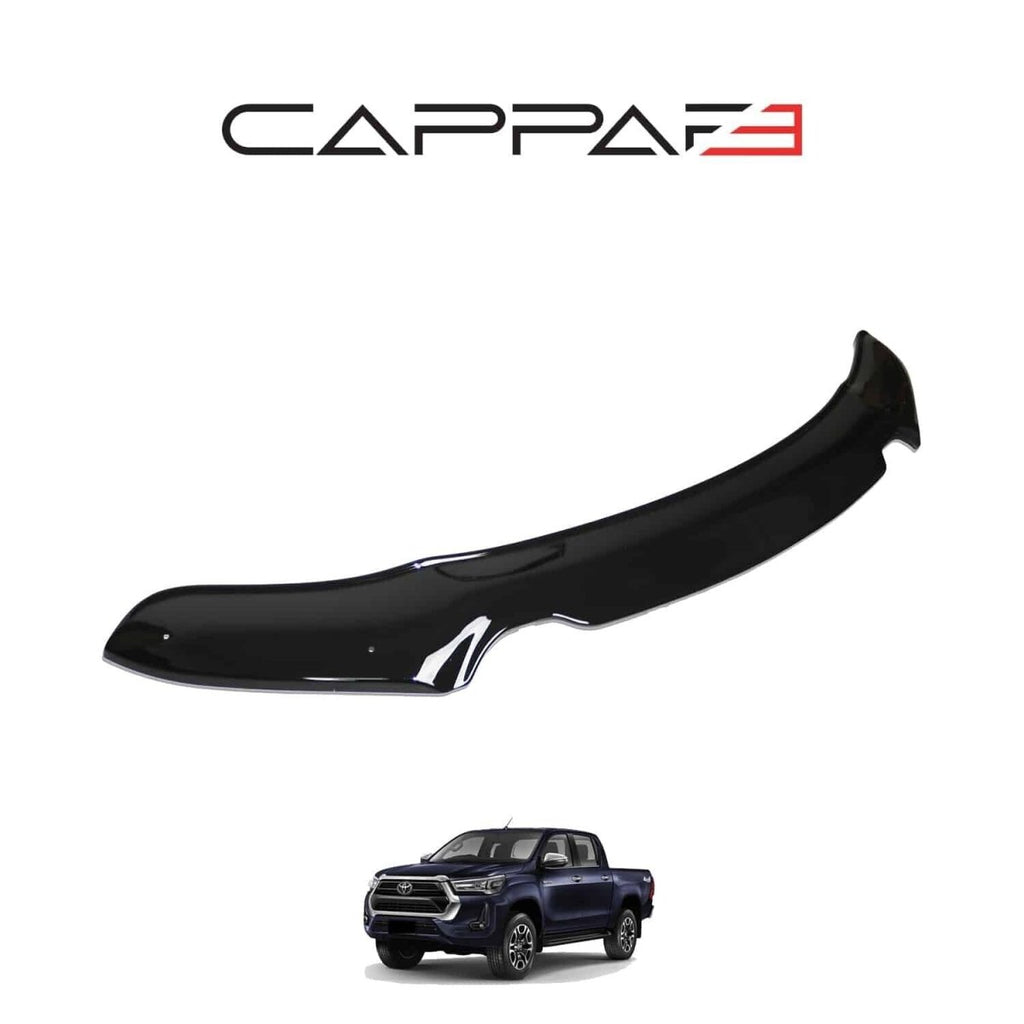 Cappafe Bonnet Protector Stone Bug Deflector FITS Toyota Hilux 2020 - 2024 - Luxell Europe