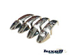 Chrome ABS Door Handle Covers - Fits Fiesta, B-Max, Courier, Ecosport (4 Doors) - Luxell Europe