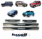 Chrome and Carbon Fiber Door Sill Scratch Guards for SUZUKI VITARA 4 Pcs (1991-2024) - Luxell Europe