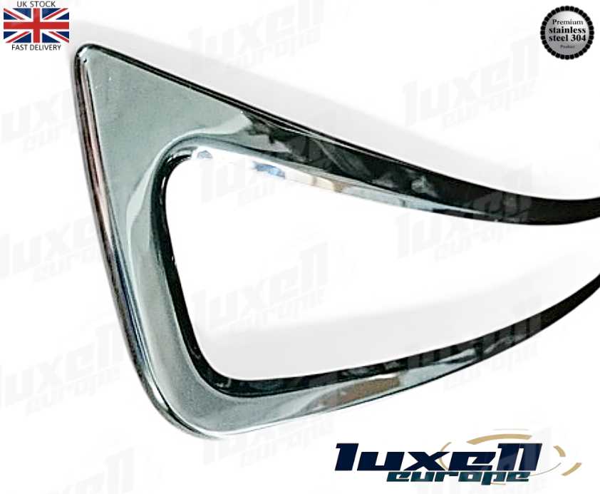 Chrome Bonnet Hood Ventilation Trim Frame for Ford Transit MK7 (2006 - 2013) - Luxell Europe