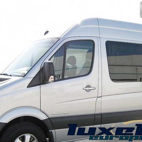 Chrome Door Handle Covers Stainless Steel Fits Mercedes Sprinter W906 (2006 - 2017) / VW Crafter (2006 - 2017) - Luxell Europe