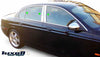 Chrome Door Post Pillars B-C Pillar 6 Pcs for Jaguar X-Type Saloon 2001-2009 - Luxell Europe