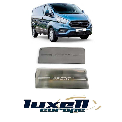 Chrome Door Sill Cover Scratch Guard FITS Transit Custom Tourneo 2012-2021 - Luxell Europe