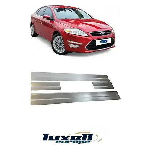 Chrome Door Sill Protector Scratch Guard for Mondeo MK4 2007-2014 4 Door - Luxell Europe