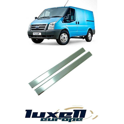 Chrome Door Sill Scratch Protector for Ford Transit MK6 MK7 2000-2013 - Luxell Europe