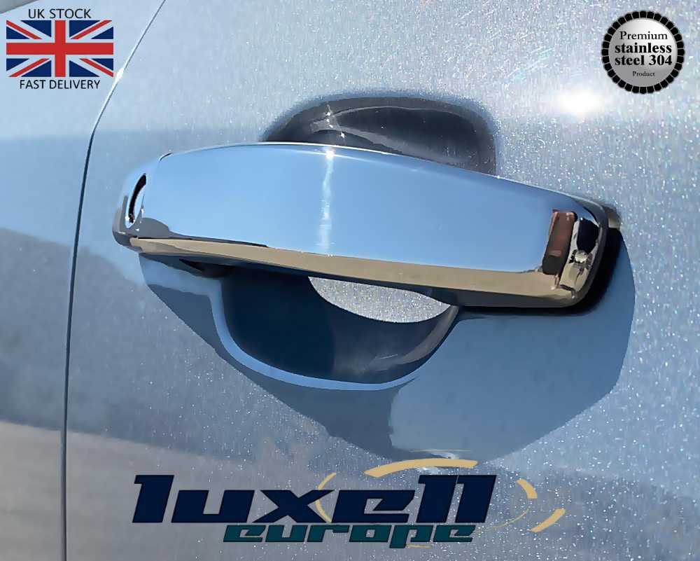 Chrome Dr Handle Cover4DR FOR VAUXHALL OPEL CORSA D - INSIGNIA - ZAFIRA B - C - MERIVA B - Luxell Europe