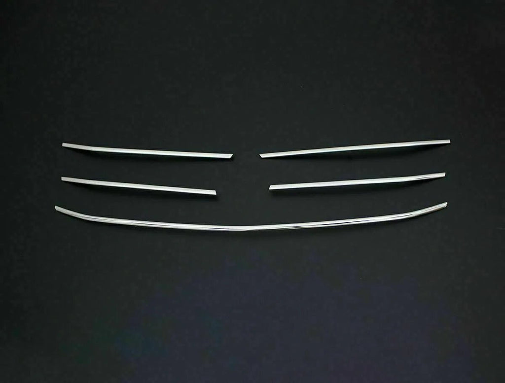 Chrome Front Grill Streamers 5 Pcs - Stainless Steel - Fits Mercedes Sprinter W907 2018 Onwards - Luxell Europe