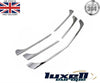 Chrome Front Grill Strips Trim 5 Pcs - Stainless Steel - Fits Mercedes Vito / Taxi W447 - Luxell Europe