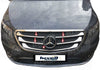 Chrome Front Grill Strips Trim 5 Pcs - Stainless Steel - Fits Mercedes Vito / Taxi W447 - Luxell Europe