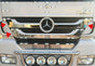 Chrome Front Grill Surround Trim Strips (3 Pcs) for Mercedes Axor 2011 - 2014 - Luxell Europe