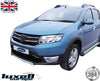 Chrome Front Grille Trim Set for Dacia Sandero Stepway 2012–2016 | 4pcs Stainless Steel - Luxell Europe