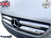 Chrome Front Grille Trim Streamer Set (4 Pcs) - Fits Mercedes Sprinter W906 (2006 - 2012) - Luxell Europe