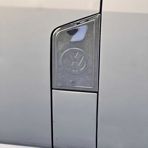 Chrome Fuel Tank Cap Flap Cover for T5 Transporter Caravelle Multivan 2003-2015 - Luxell Europe