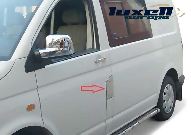 Chrome Fuel Tank Cap Flap Cover for T5 Transporter Caravelle Multivan 2003-2015 - Luxell Europe