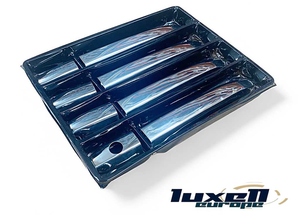 Chrome Plated Exterior Door Handle Covers - Fits Honda Civic & City (4 Doors) - Luxell Europe