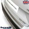 Chrome Plated Stainless Steel Rear Bumper Protector for Skoda Yeti MK2 (2009 - 2017) - Sill Scratch Guard - Luxell Europe