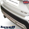 Chrome Plated Stainless Steel Rear Bumper Protector for Skoda Yeti MK2 (2009 - 2017) - Sill Scratch Guard - Luxell Europe