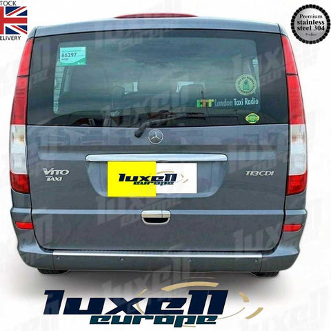 Chrome Rear Tailgate Boot Lid Trim FITS Mercedes Vito / Taxi W639 2004 - 2014 - Luxell Europe