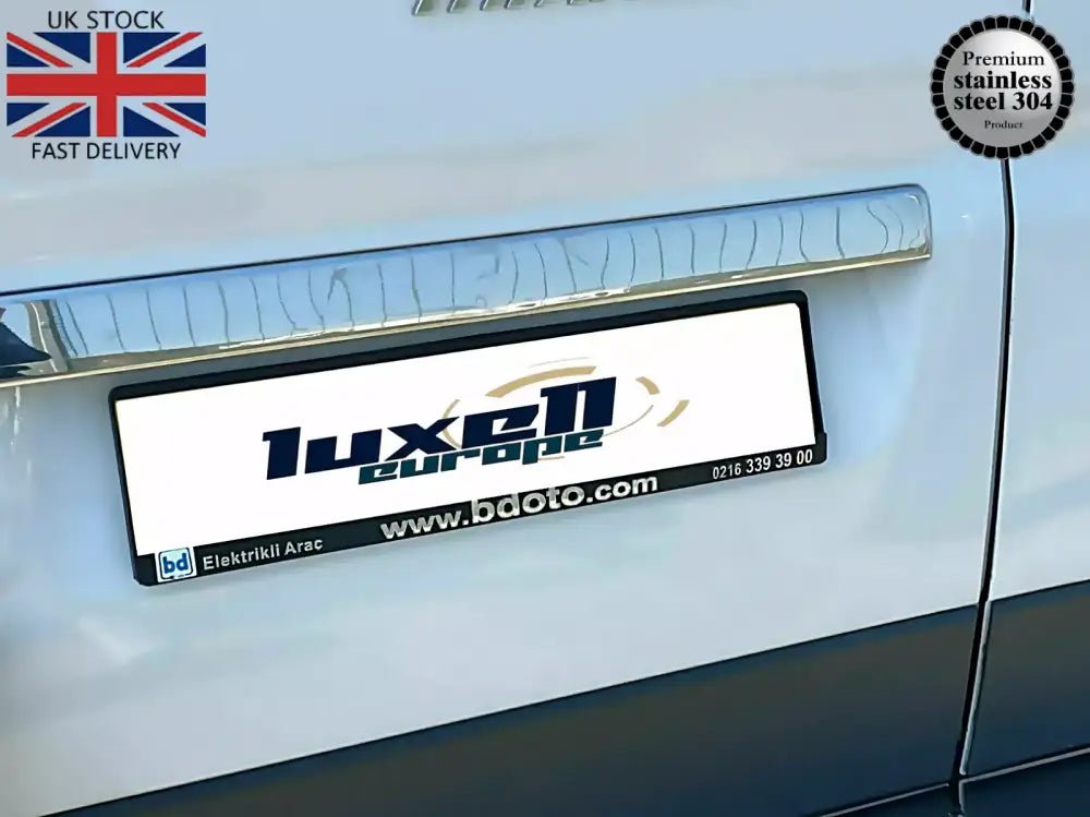 Chrome Rear Trunk Tailgate Grab Trim Cover for Boxer/Ducato/Relay (2006 - 2022) - Luxell Europe