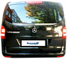 Chrome Rear Window Under Frame Trim Strips for Mercedes Vito/Taxi W447 2014-2022 - Luxell Europe