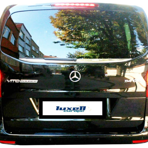 Chrome Rear Window Under Frame Trim Strips for Mercedes Vito/Taxi W447 2014-2022 - Luxell Europe