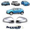 Chrome Side View Wing Mirror Trim Cover 2 Pcs for Renault Captur / Clio MK4 / ZOE / Nissan Micra - Luxell Europe