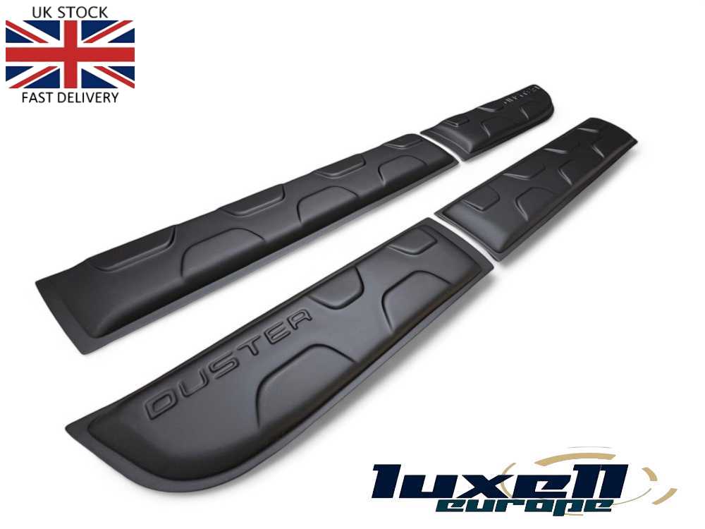 Dacia Duster 2010 - 2017 ABS Plastic Side Door Protectors Body Moulding Kit - Luxell Europe