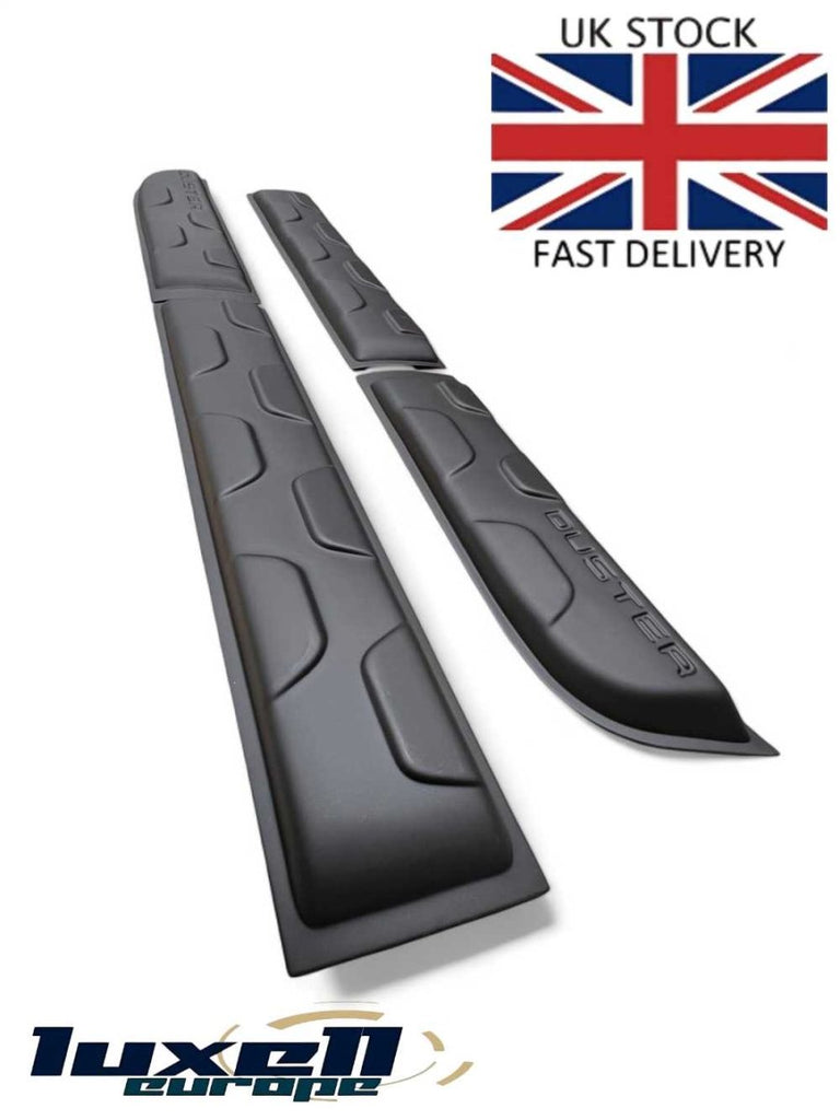 Dacia Duster 2010 - 2017 ABS Plastic Side Door Protectors Body Moulding Kit - Luxell Europe