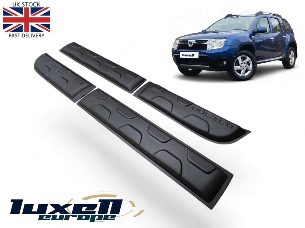 Dacia Duster 2010 - 2017 ABS Plastic Side Door Protectors Body Moulding Kit - Luxell Europe