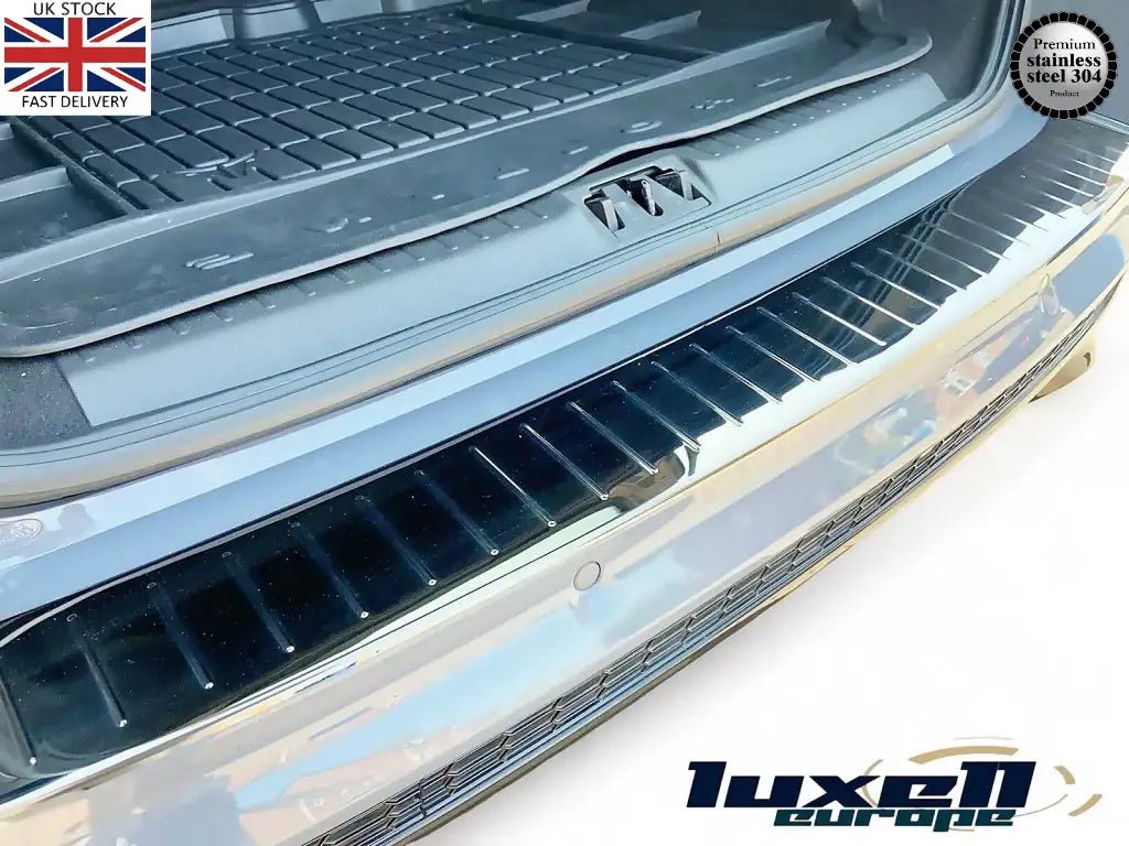 DARK Chrome Rear Bumper Protector Guard - Fits Ford Kuga MK2 / MK3 / St - Line (2013 - 2019) - Luxell Europe