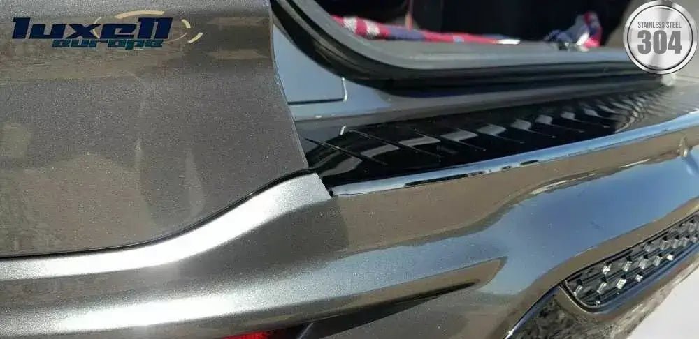 DARK Chrome Rear Bumper Protector Guard - Fits Ford Kuga MK2 / MK3 / St - Line (2013 - 2019) - Luxell Europe