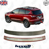 DARK Chrome Rear Bumper Protector Guard - Fits Ford Kuga MK2 / MK3 / St - Line (2013 - 2019) - Luxell Europe