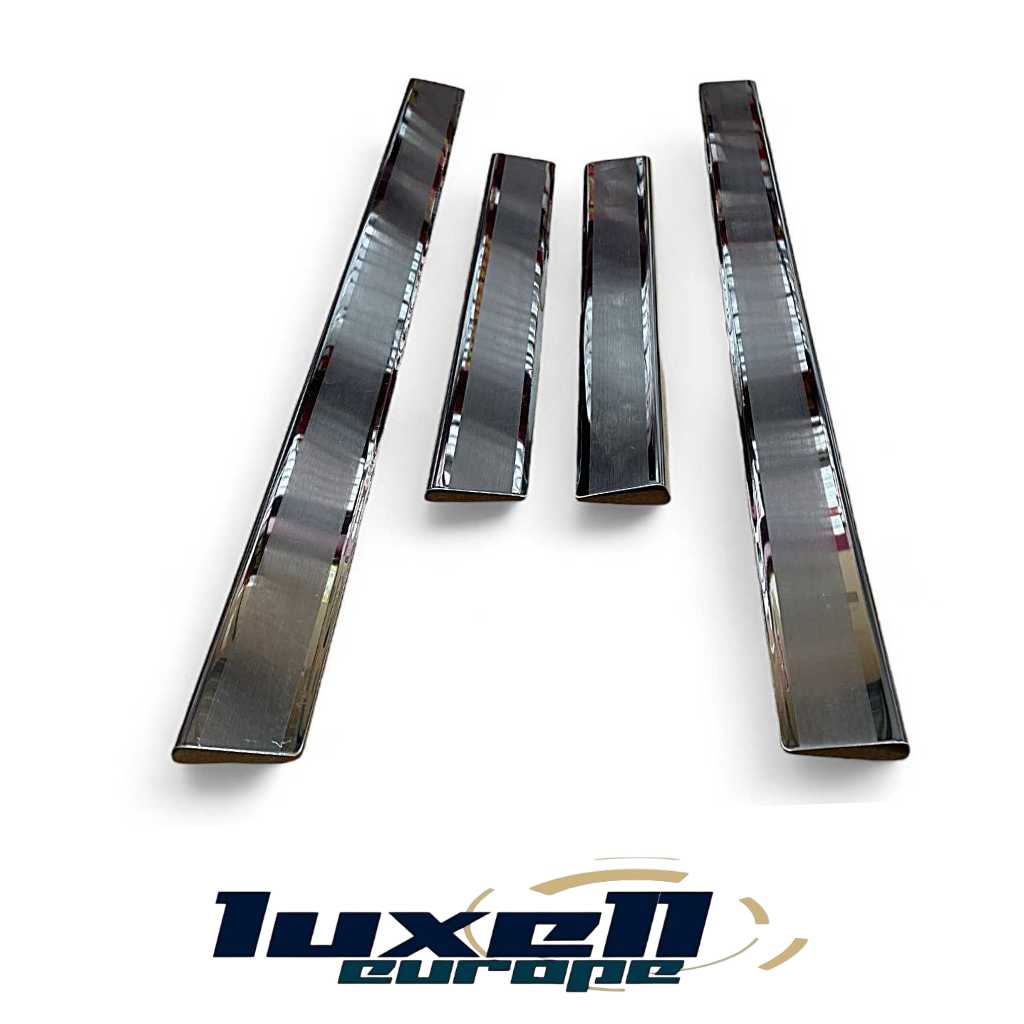 Door Sill Protector 4 doors 4 Pcs Stainless Steel For Navara D40 4DR 2006-2015 - Luxell Europe