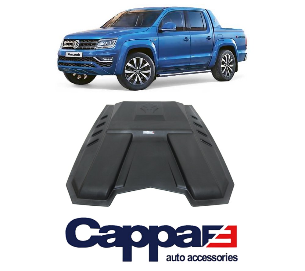 Dragon Model ABS Black Bonnet Scoop Hood Vent Cover for Amarok 2010-2023 - Luxell Europe
