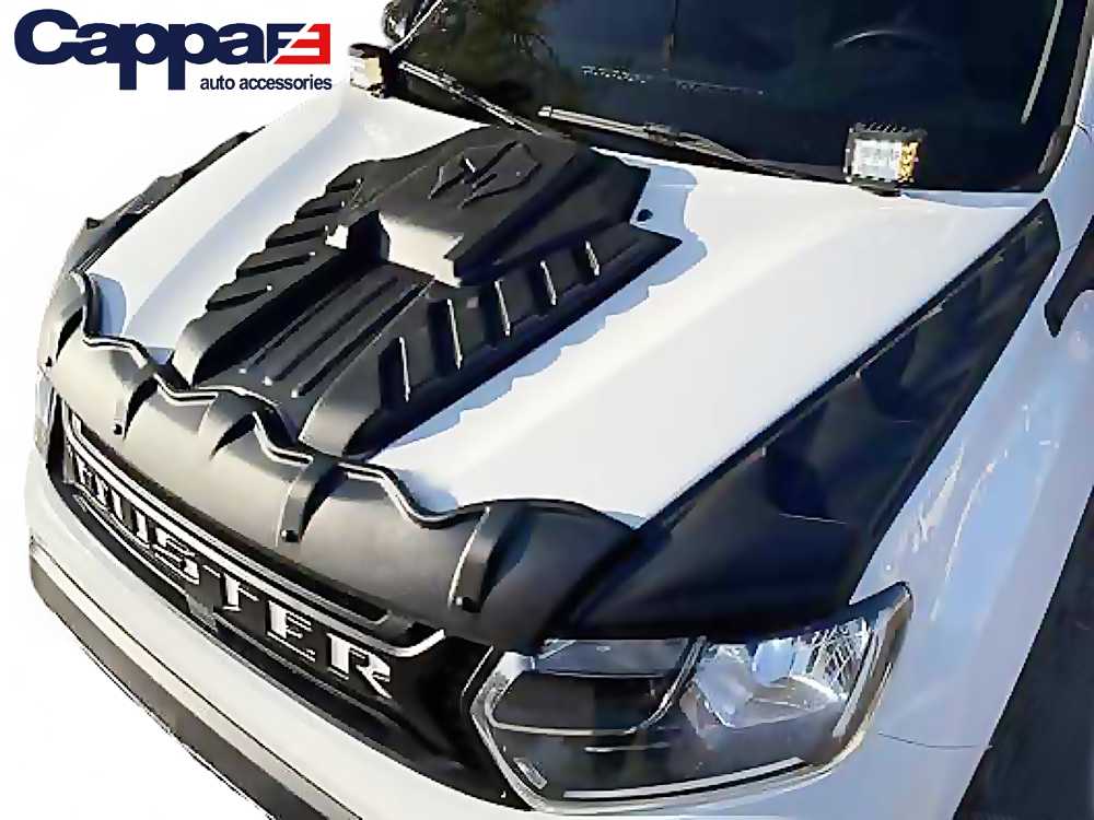 Dragon Model ABS Black Bonnet Scoop Hood Vent Cover for Dacia Duster 2018-2023 - Luxell Europe