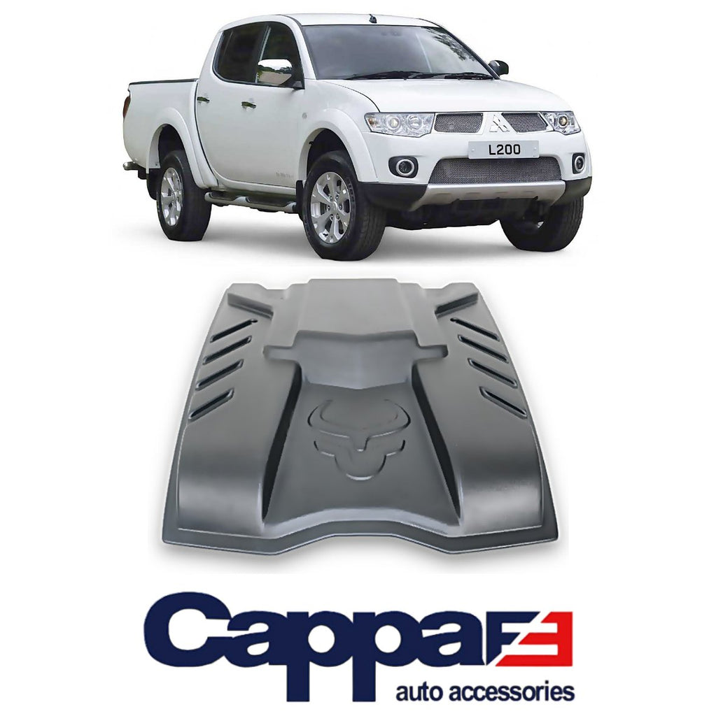 Dragon Model ABS Black Bonnet Scoop Hood Vent Cover for Mitsubishi L200 2007-2015 - Luxell Europe