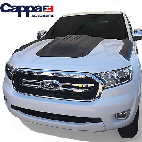 DRAGON MODEL Black Bonnet Scoop Hood Vent Cover Trim for Ranger 2016-2023 - Premium ABS Plastic Hood Accessory - Luxell Europe