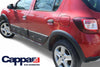 Enhance Your Dacia Sandero Stepway 2013-2019 with 4-Piece ABS Plastic Side Door Body Cladding - Luxell Europe