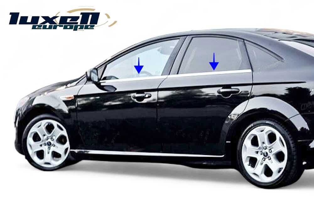 Enhance Your Ford Mondeo MK4 Saloon 2007 - 2014 with Chrome Window Frame Trim (4 Door, 4 Pcs) - Luxell Europe