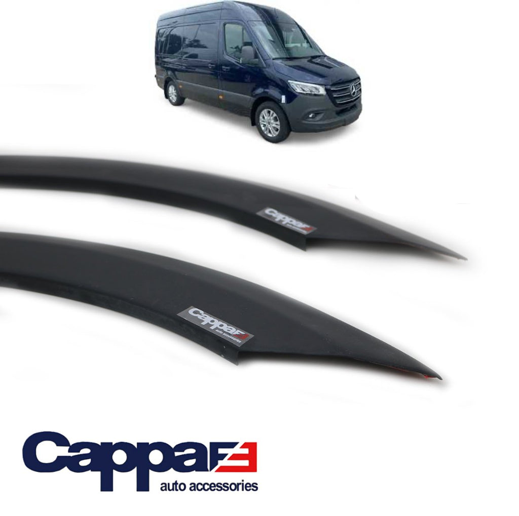 Enhance Your Mercedes Sprinter W907 (2018-2021) with Black Wheel Arch Cover Trims for Added Protection - Luxell Europe
