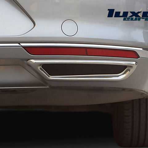 Exhaust Frame Stainless Steel 2 Pieces for PASSAT B8 Saloon Estate 2015-2018 - Luxell Europe